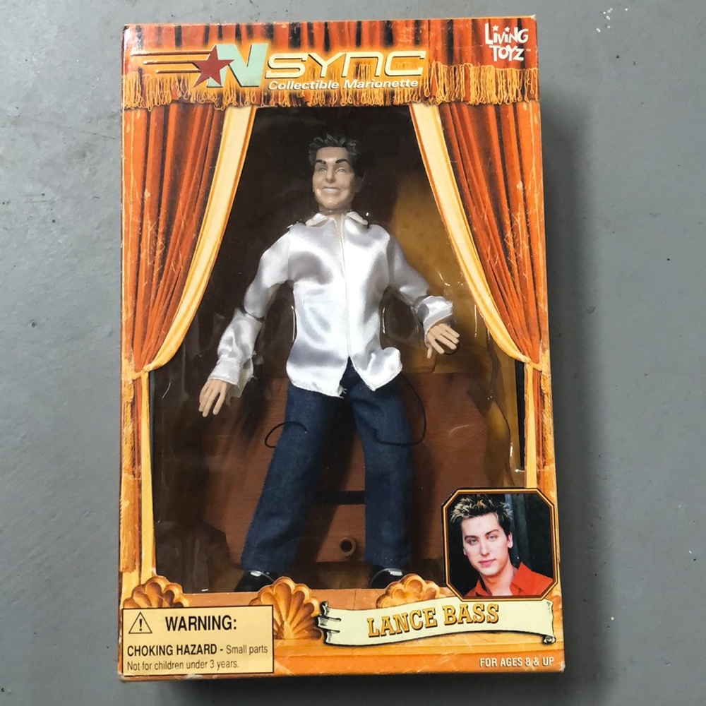 Vintage *NSYNC Lance Bass doll unopened